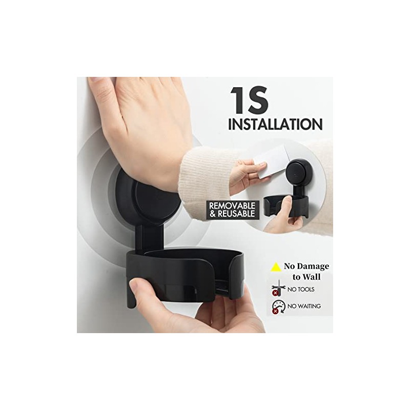 Suction Cup Wine Glass Holder for Shower & Bath -