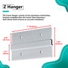 Bikykose Cleat Picture Hanger Hardware Kit - 16 Pairs 2''