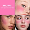 Boobeen Soft Liquid Blush Makeup for Cheeks, Lightweight and Buildable,