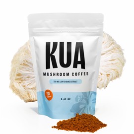 Focus Enhancing Adaptogenic Organic Mushroom Coffee with Lionsmane Mushroom Extract for Better Focus, Better Mood, Better Energy - Sugar Free, No Calories, 30 Servings of Instant Mushroom Coffee