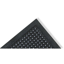 NoTrax 447S0023BL 447 Comfort-Eze 24" x 36" Black Safety Anti-Fatigue Drainage Mat