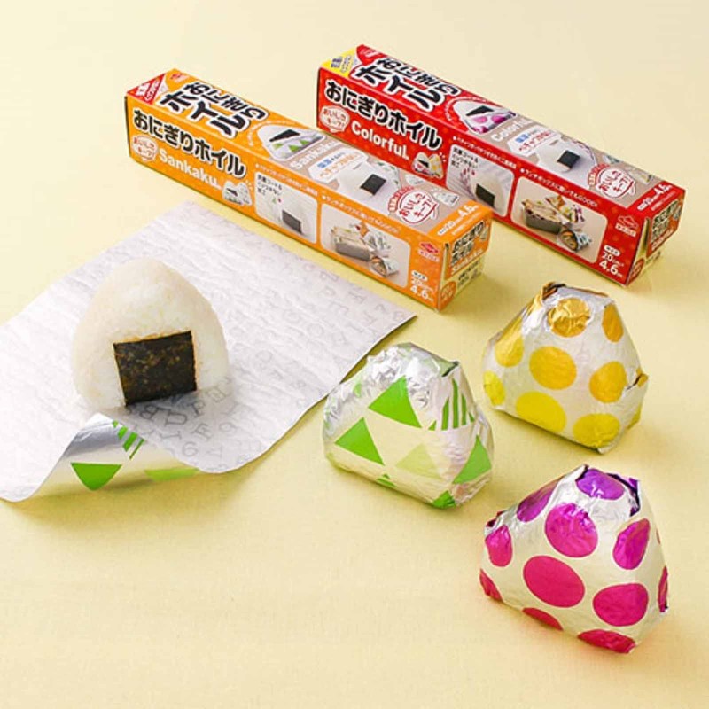 Toyo Aluminum Rice Ball Foil Onigiri Colorful Pattern, Antibacterial, Delicious