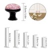 SAVORI Decorative Drawer Knobs, Designed Crystal Cabinet Knob Bling Rhinestone