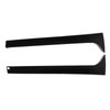1Pair Rear Window Side Spoilers Gloss Black Air Resistance Reduction