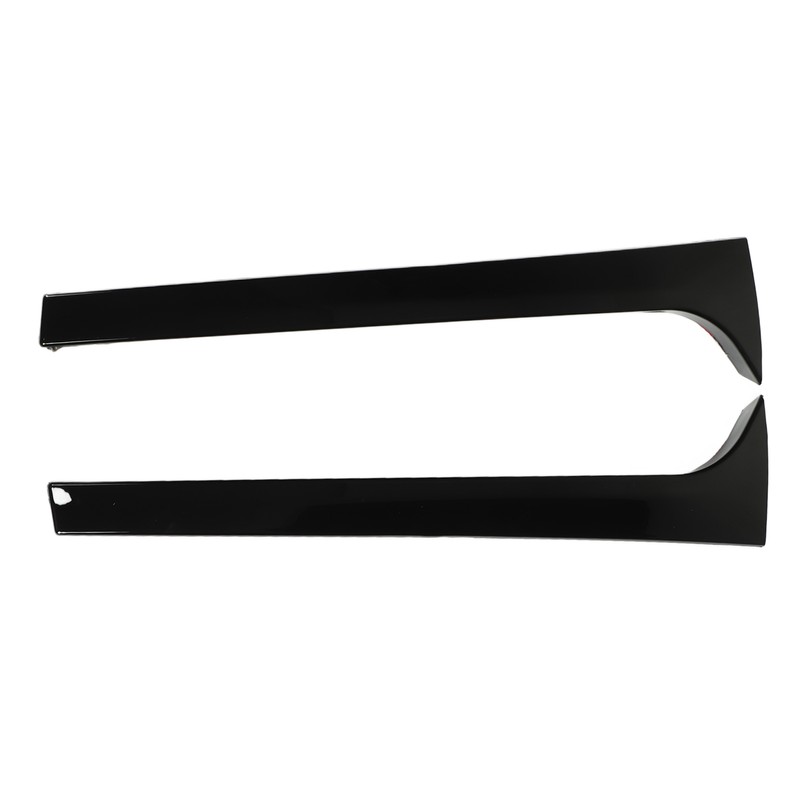 1Pair Rear Window Side Spoilers Gloss Black Air Resistance Reduction
