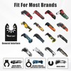 Vearter Bi-Metal Titanium Oscillating Tool Blade 5PCS for Soft Metal,