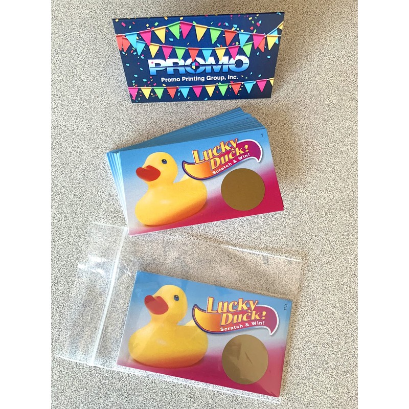 PROMO PRINTING GROUP, INC. Lucky Duck Scratch Off Cards -