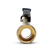 DOJA Barcelona Ball Valve with Lever Handle, Blue, 1/2 Inch,