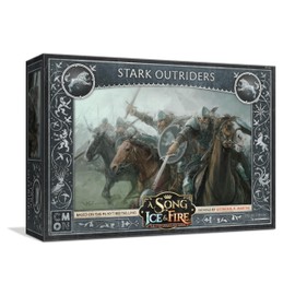 CMON A Song of Ice and Fire Tabletop Miniatures Game Stark Outriders Unit Box - Swift and Lethal Riders of House Stark! Strategy Game for Adults, Ages 14+, 2+ Players, 45-60 Minute Playtime, Made