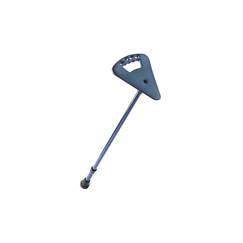 Blue Flipstick Straight Adjustable Seat Cane