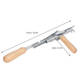 Tufting Gun, Manual Rug Tufting Gun with Wood Handle, Loop Pile Rug Tufting Gun for Rug Making, Tufting Gun Starter Kit for Tufting Beginners and Lovers