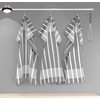 Lashuma Tea Towels, Grey / White, Set of 3 Hand