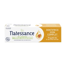 Natessance - Complete Toothpaste - Oral Care - Organic Cosmos Organic Certified - Tube 75ml