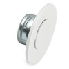 SYSTERM Ventilation Ventilation Plate Valve White Round Disc Valve Exhaust