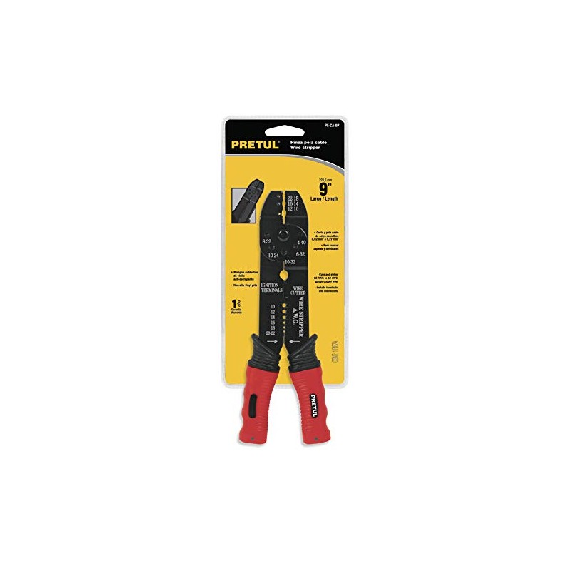 Pretul PE-CA-9P, Pinza pelacables en acero al carbono, 9 Truper