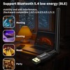 USB Bluetooth 5.4 Adapter for Desktop PC: Long Range 500FT