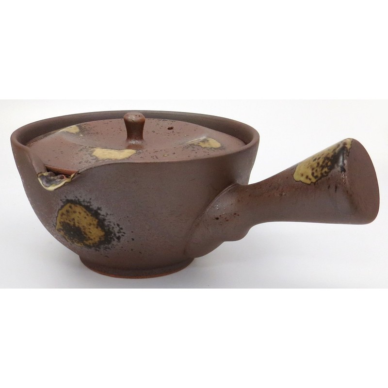 波佐見焼 耕窯 うま味出し 急須 (ステンレス茶こし付) 焼〆 (茶)