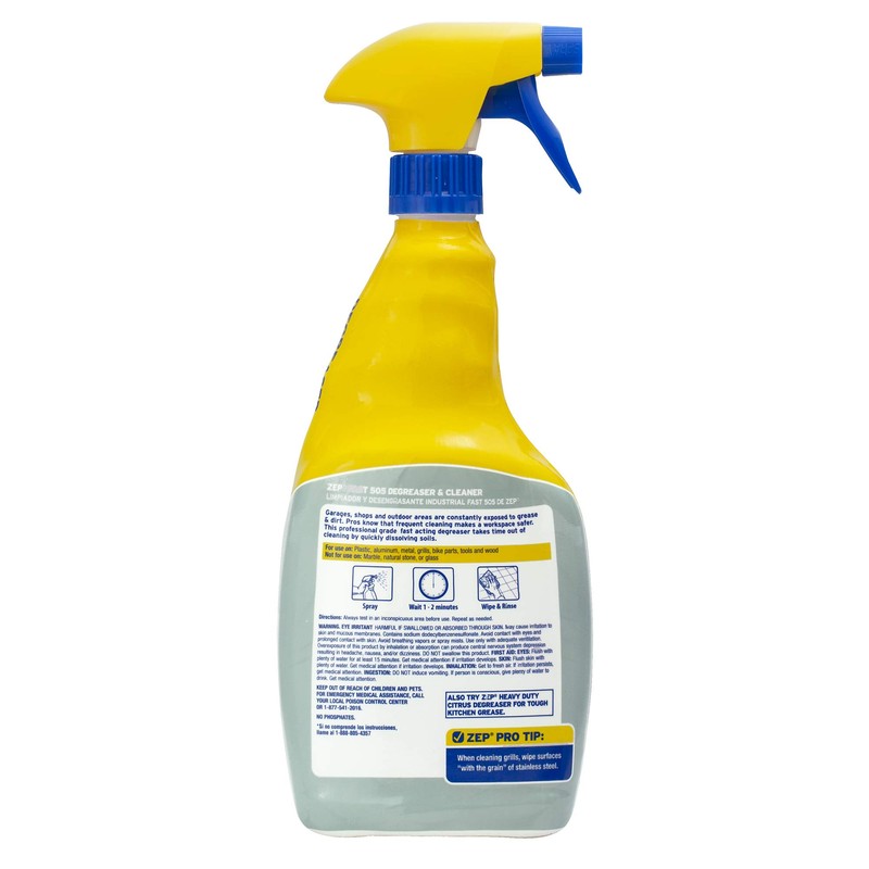 Zep ZU50532 Fast 505 Cleaner and Degreaser 32 Ounces, 32