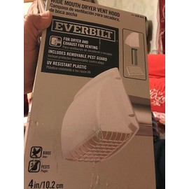 Everbilt 3571115 Everbilt Wide Mouth Dryer Vent Hood in White