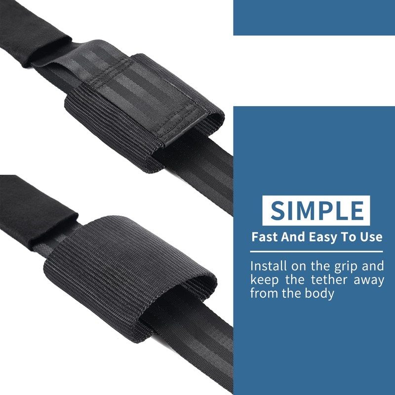 Motorcycle Rear Wheel Tie Down Strap and Bar Harness Handlebar,