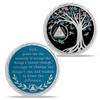 4 Year Sobriety Coin Tree of Life AA Medallion Alcoholics