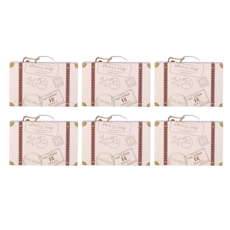 50 Unids/set Novedosa Mini Maleta Elege Caja de de Dulces