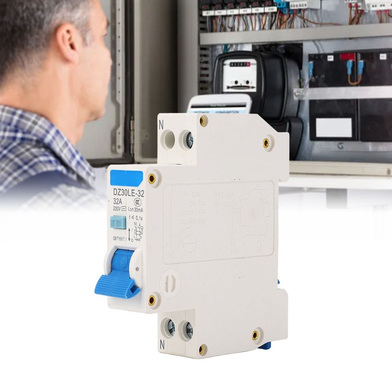 Leakage Protector Miniature Circuit Breaker DZ30LE‑32 Mini 1 Pole DIN