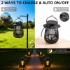 2026 Gen2 Flame Solar Lantern Outdoor Lights, 4Pack Hanging Lantern