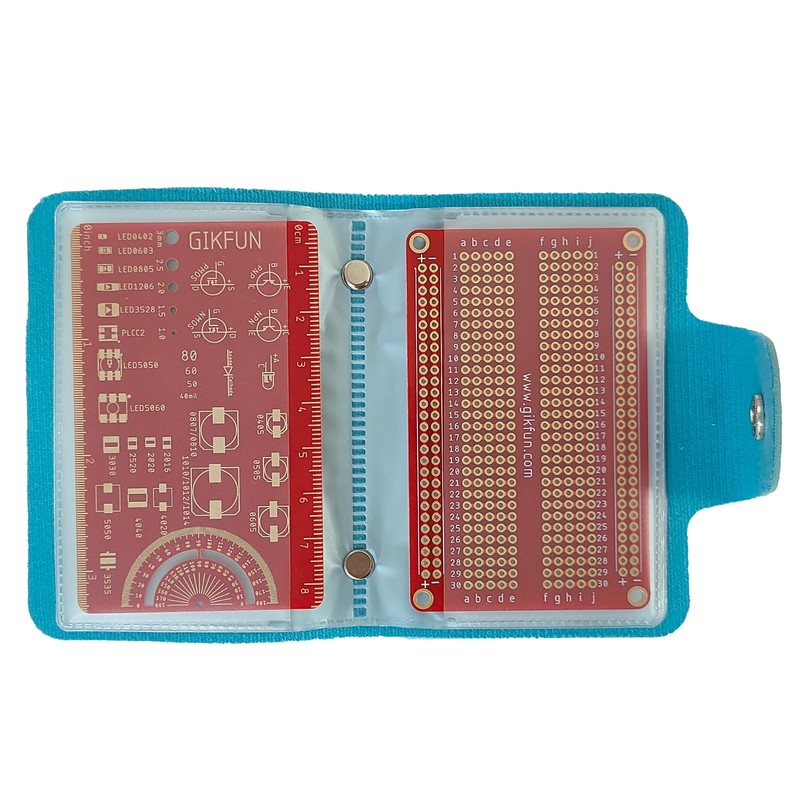 Gikfun PCB Ruler & SMD Component Reference - Measuring Tool