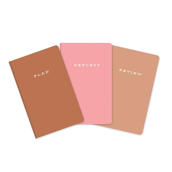 Studio Oh! Travel Journal Notebook Trio, 4.68" x 7.5", Softcover