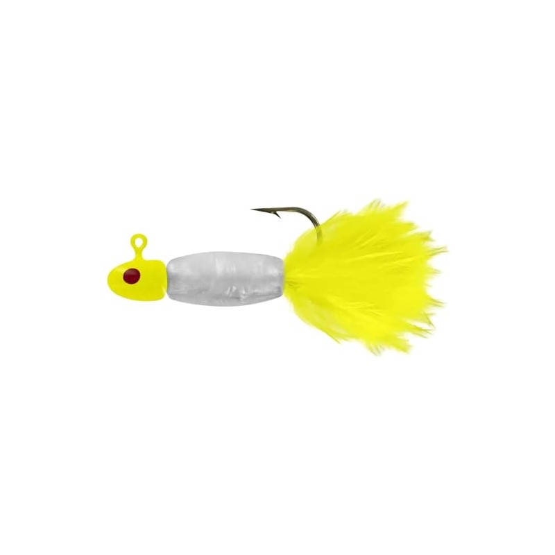 BIG BITE BAITS 1.5" LINDNER PANFISH Special/Pearl Chartreuse Tail (5