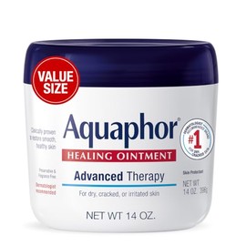 Aquaphor - Pomada curativa, protector para piel seca, agrietada e irritada, 14 onzas  14 oz, protector para piel seca, agrietada e irritada           