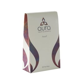 FocusT | Aura Herbal Tea | Caffeine-Free Mental Alertness | Focus & Concentration Tea: 20 Tea Bags | Functional Herbal Tea | 100% Natural Ingredients | Vegan & Cruelty-Free | Wellness Tea