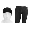 Men Swim Shorts and Cap Waterproof Adjustable Waist Strap Quick