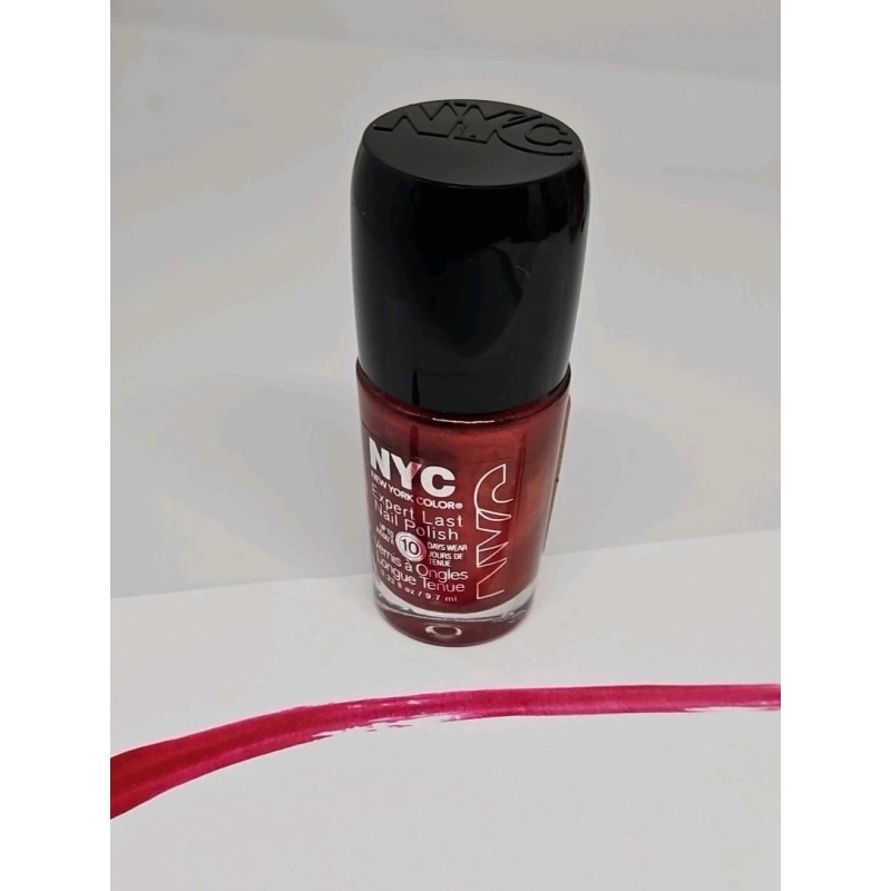 NYC New York Color Expert Last Nail Polish 261 RED