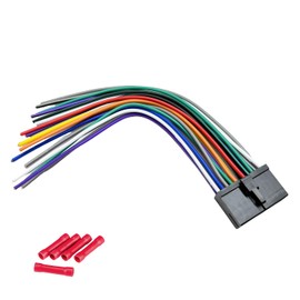 Radio Wiring Harness Connector Compatible with Boss 20-Pin Stereos, Aftermarket Power and Speaker Wire Plug for AV BV DV XDVD Series, Fits AV6116Bi AV6117B BV9358B BV9386NV BV9973 BV9976 BV9978