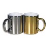 Like Shop Paquete De 10 Tazas Metalicas Plata O Dorada 11 Onzas