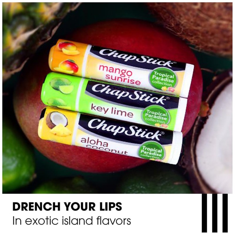 ChapStick Summer Vibes Collection – Tropical Paradise, Mocktail, and I