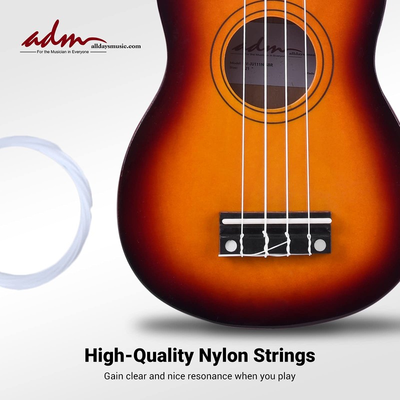 ADM Ukulele for Beginners Hawaiian Wood Ukelele Kit for Kids