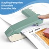 Deli/EZWORK Swing-Arm Swivel Stapler, 25 Sheets Capacity, 360 Degree Rotate