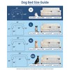 blunique Calming Small Dog Bed for Couch, 35 x 31