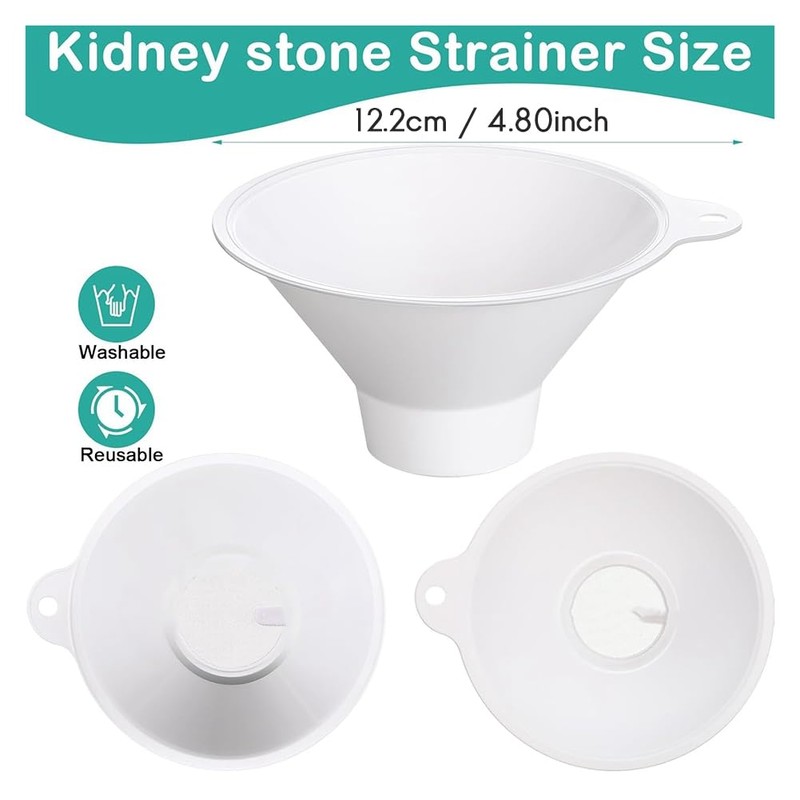 Comphic 12 Pcs Calculi Strainer Kidney Stone Strainer Collector Funnel