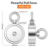 WUDMIE Strong Magnet Fishing Kit, 1000 Lbs Pulling Force Rare