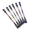4pcs Spinning Pen Non Slip Coated Professional Champion Rolling Rotating
