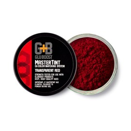 GluBoost MasterTint Jars – Long-Lasting Color Additives for Perfect Color Matching – Works with MasterGlu & Fill n’ Finish Pro – No Solvent Needed - Red