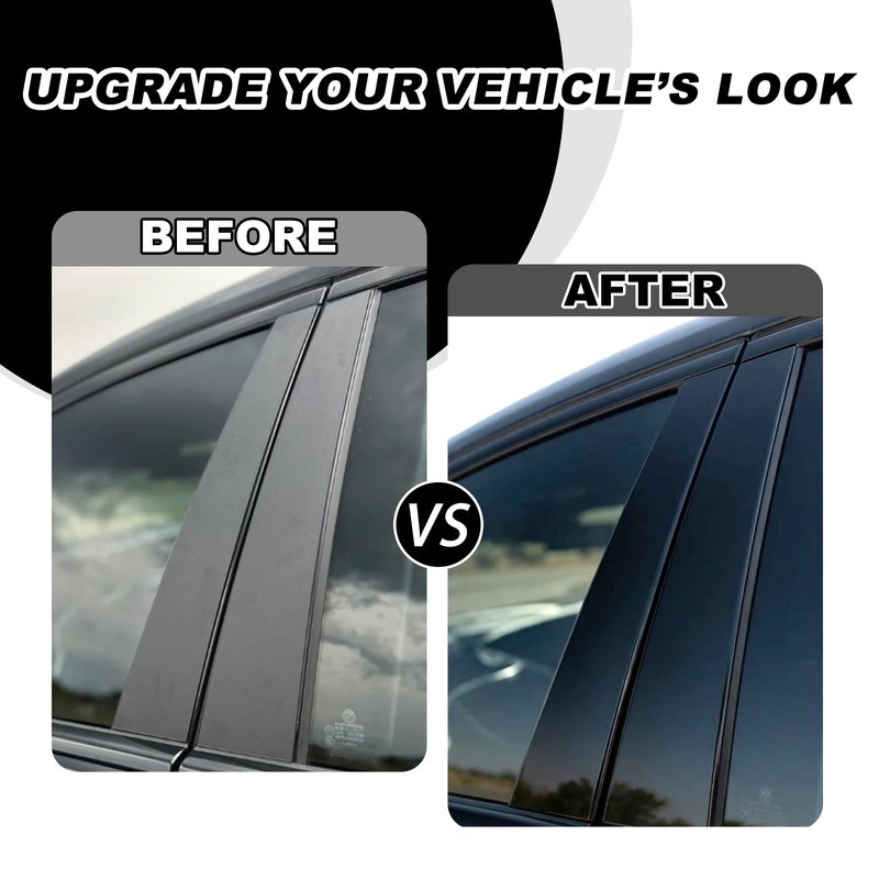 iwannachange A Set Door Window B Pillar Post Cover Trim