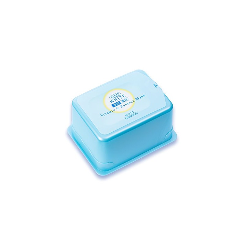 KOSE Clear Turn Essence Vitamin C Facial Mask, 0.5 Pound