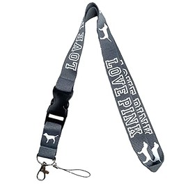 Lanyard for Keys Neck Strap Keychain ID Holder Keyring for Women Phones Bags Keys Cell Phones Bags Accessories-Detachable Lanyard with Quick Release Buckle (Gray)