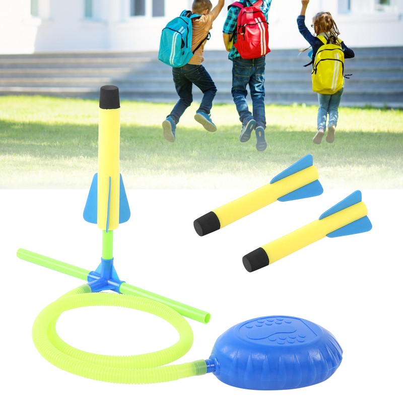 Outdoor Kid Air Pump Jump Rocket for Fun Relaxation 1