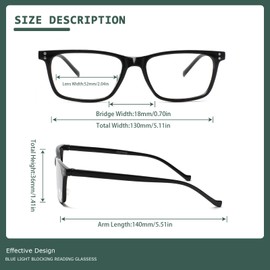 JOSCHOO 5 Pack Reading Glasses Men Women Spring Hinges Comfortable Glasses for Reading (5Clours-3, 2.25)